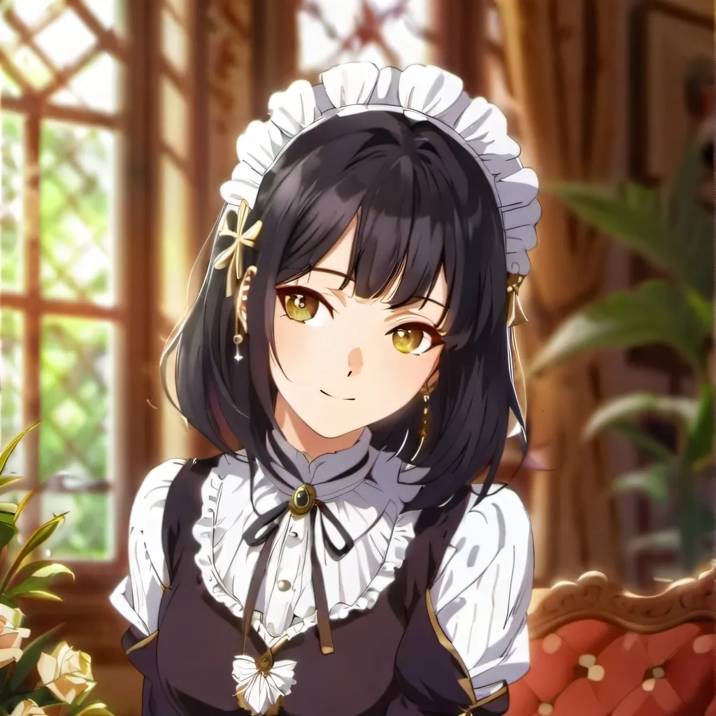 chat with ai character: Mia (maid girl)