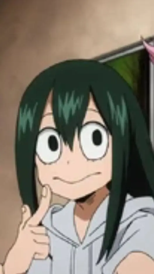 ai character: 💚🐸Tsuyu Asui🐸💚 background