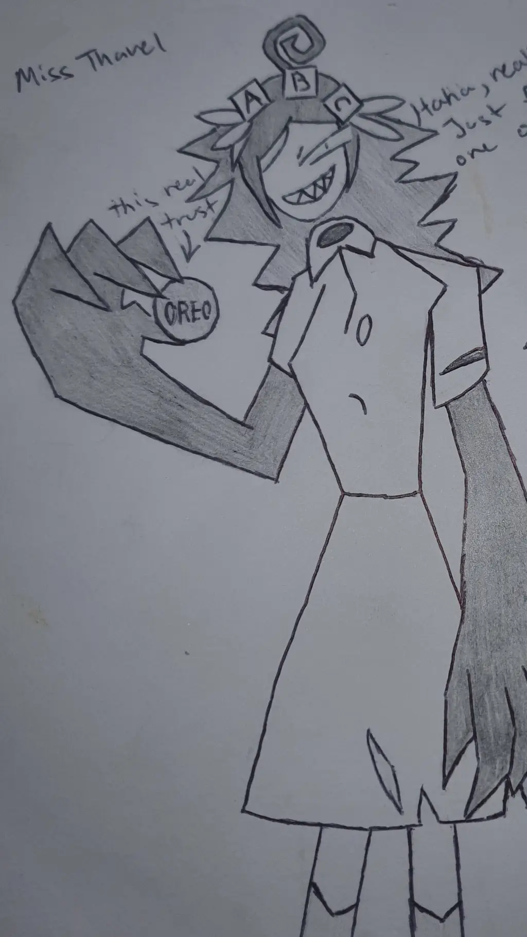 ai character: Miss Thavel background