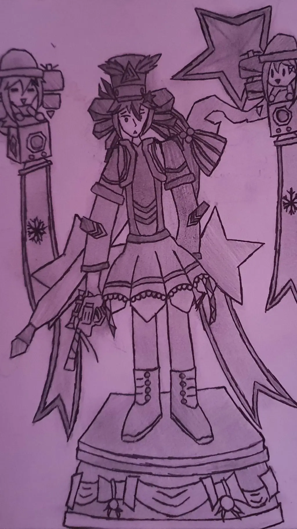 ai character: Commander Teto  background