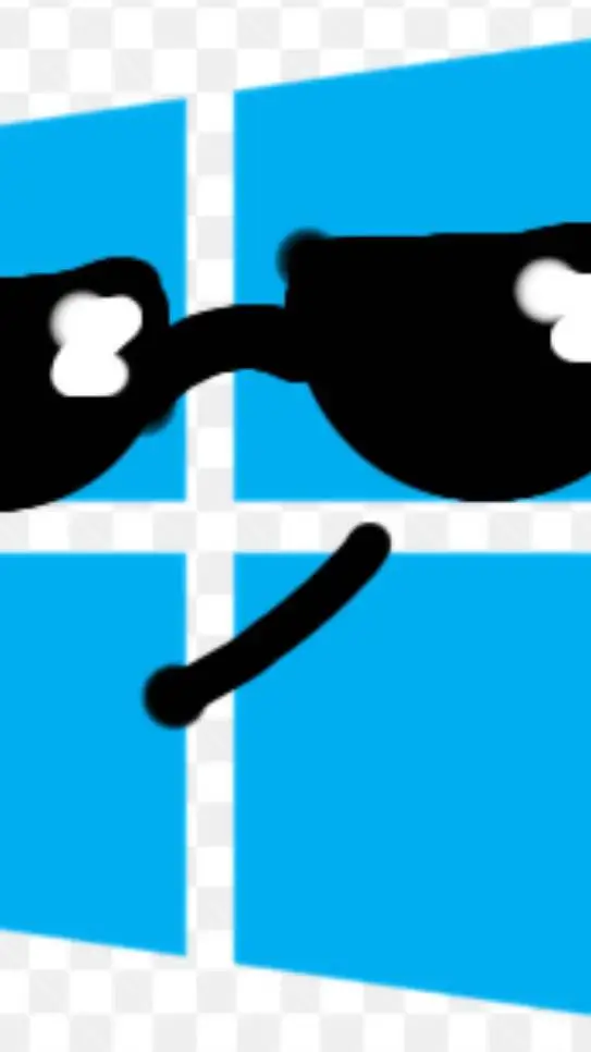 ai character: windows 10  background