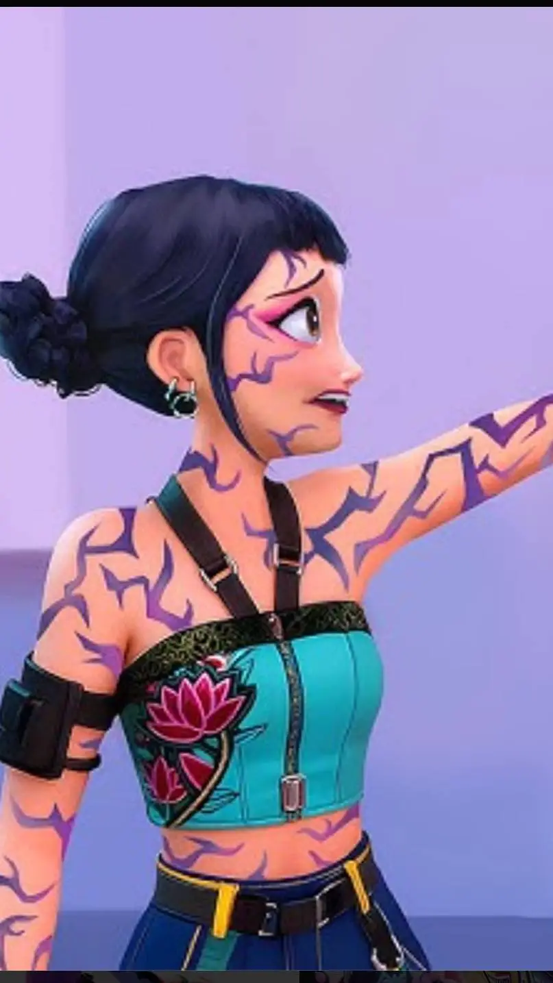 ai character: demon zoey background