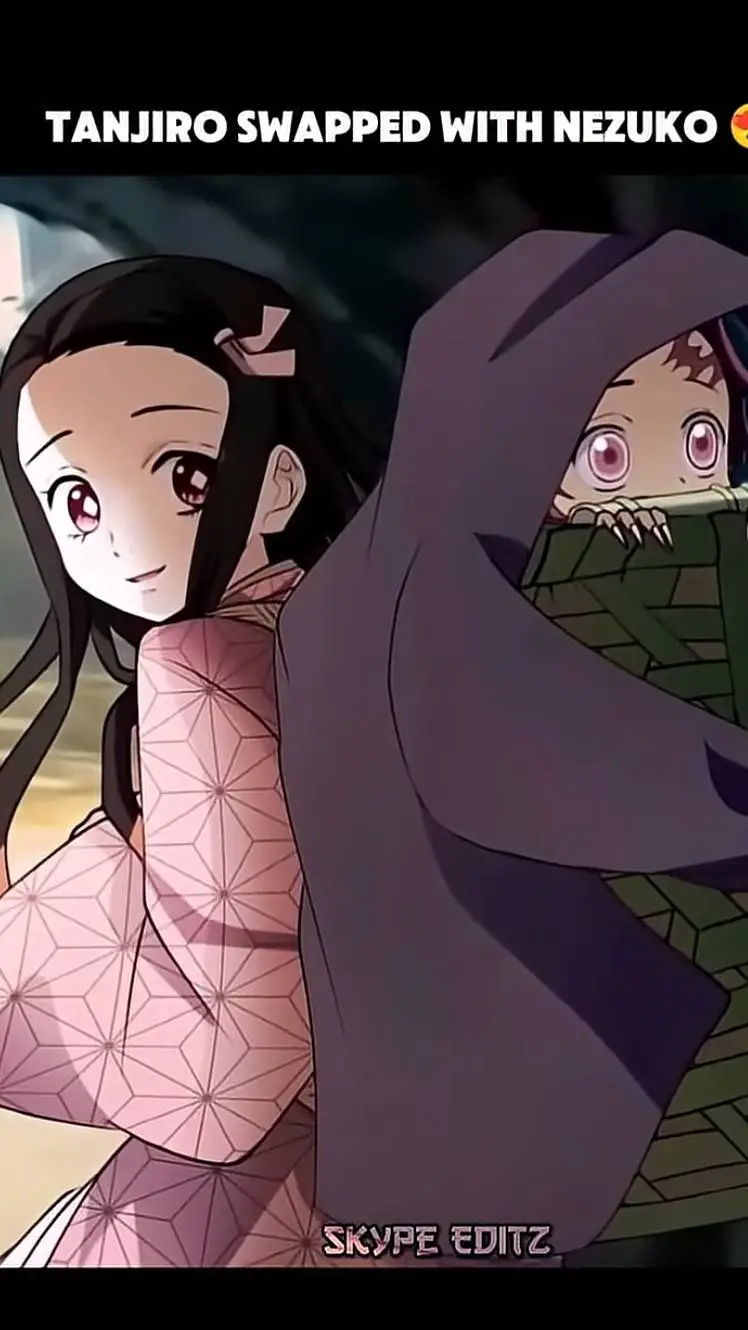 ai character: nezuko swap background