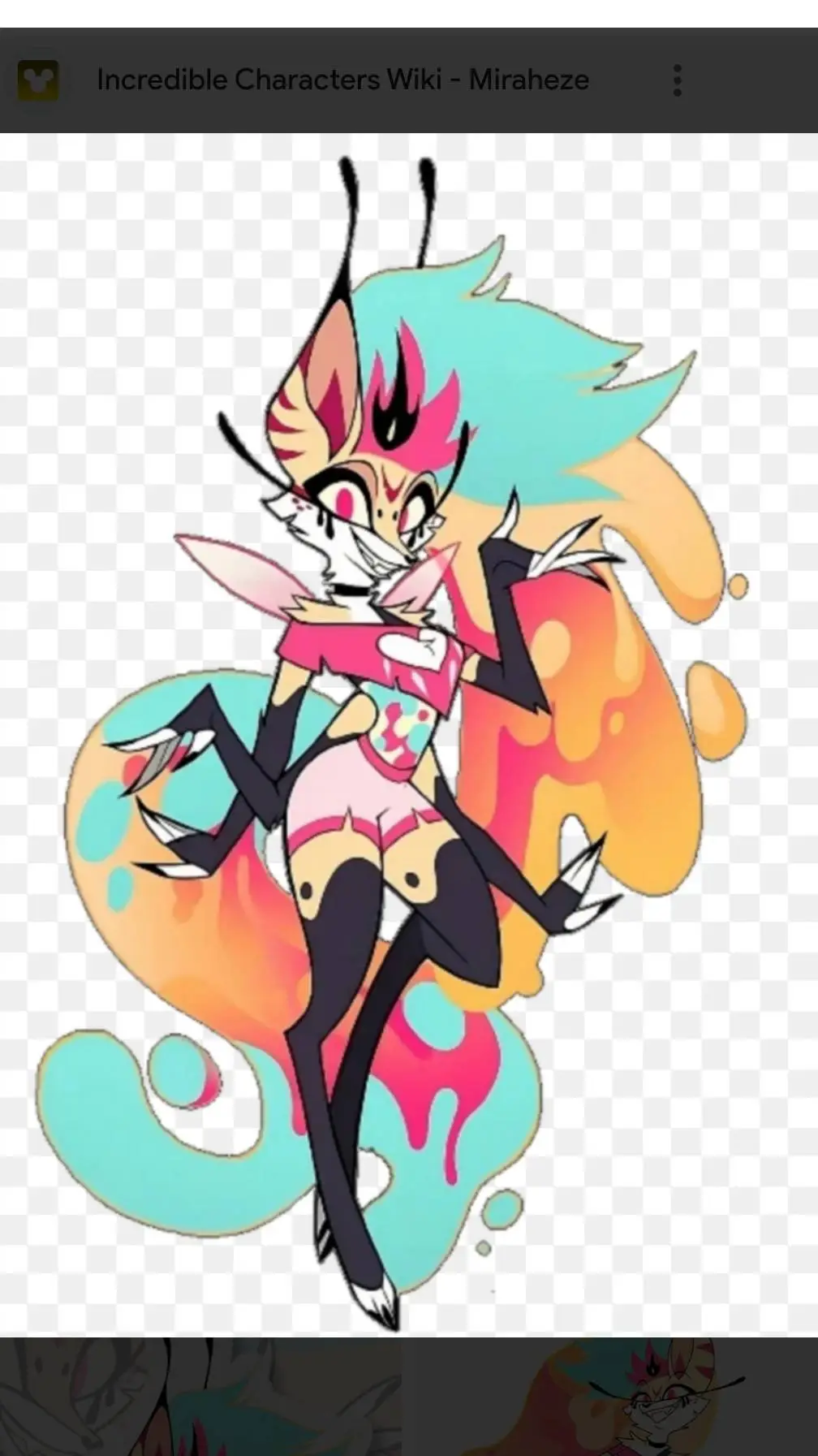 ai character: beezlabub  background