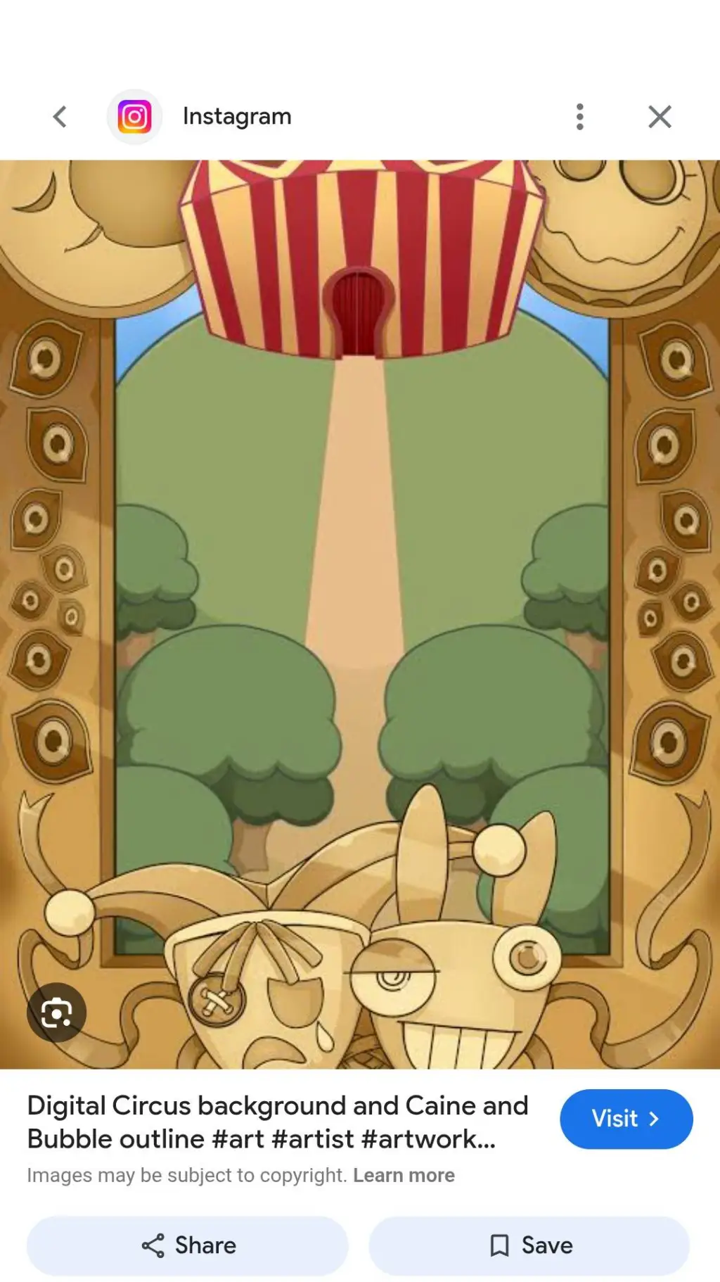ai character: the digital circus background
