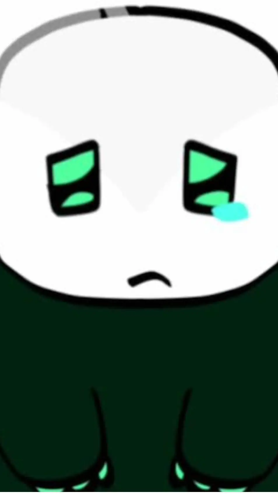 ai character: Sad cute prusuer background