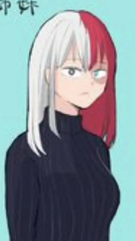 ai character: mha dark  background