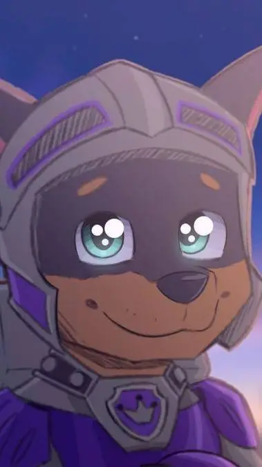ai character: Claw Paw patrol background