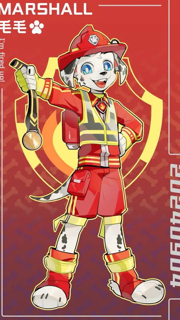 ai character: Marshall Pawpatrol background