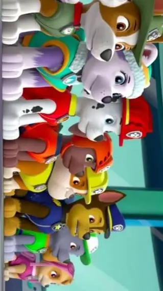 ai character: Paw patrol background