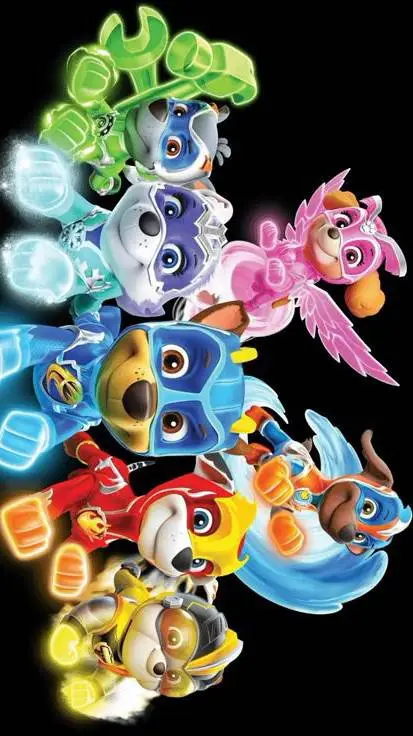 ai character: Paw patrol  background