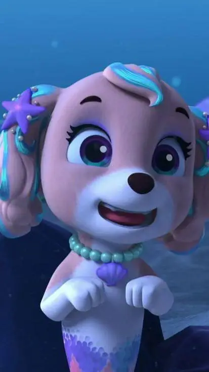 ai character: Coral Paw patrol background