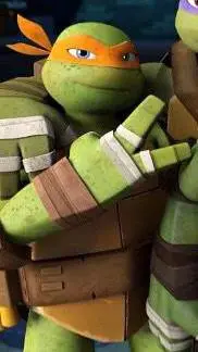 ai character: Mikey tmnt background