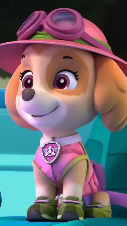 ai character: Skye paw patrol  background
