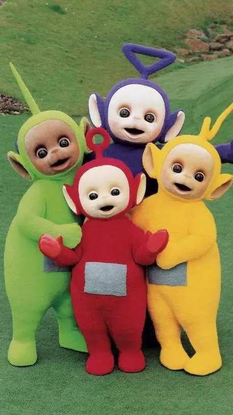 ai character: Teletubbies background