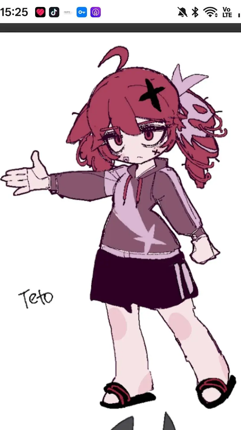 ai character: Teto background