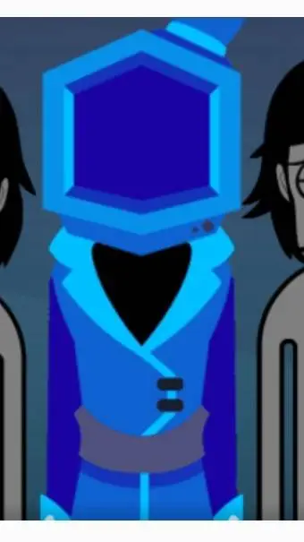 ai character: Блу background
