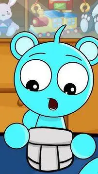 ai character: baby sky background