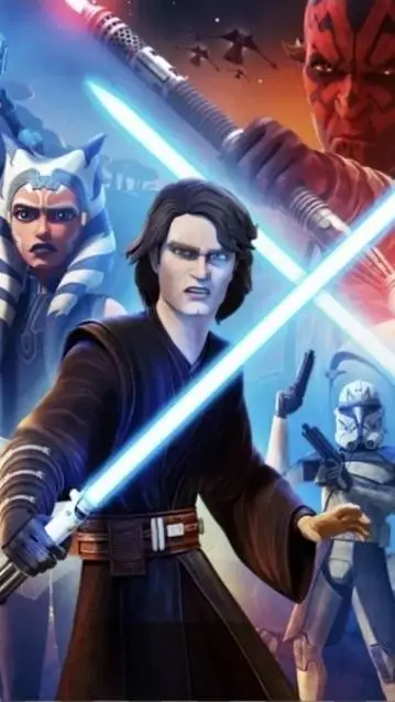 ai character: THE CLONE WARS background