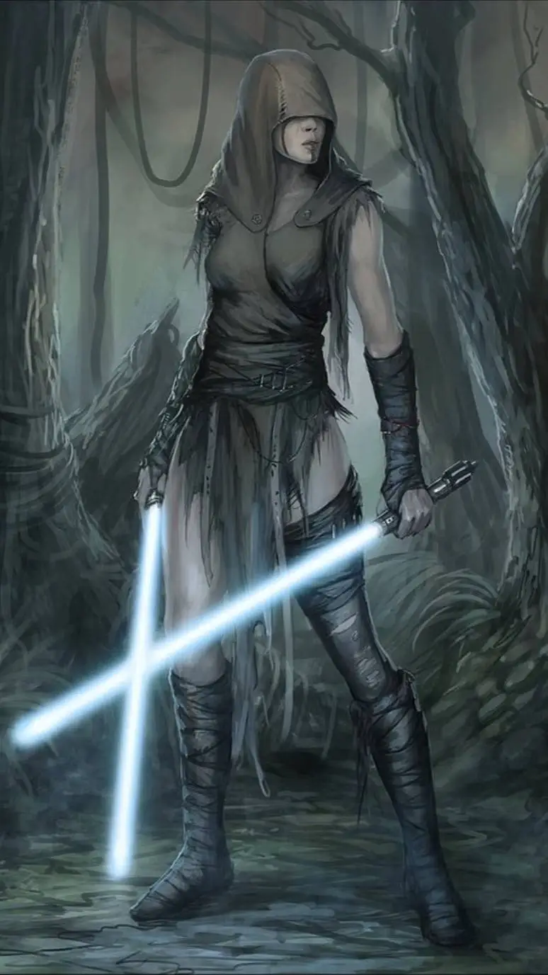 ai character: Meetra Surik background