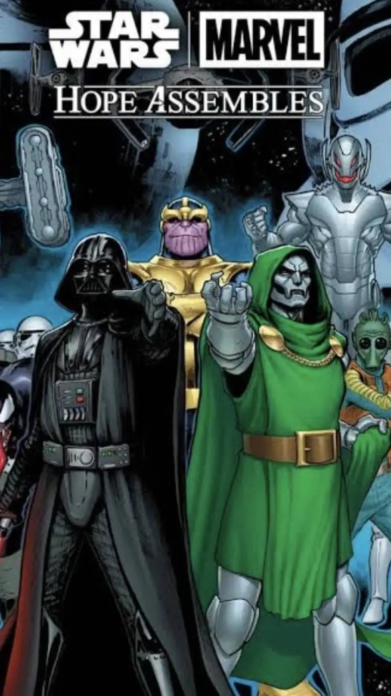 ai character: marvel x star wars background