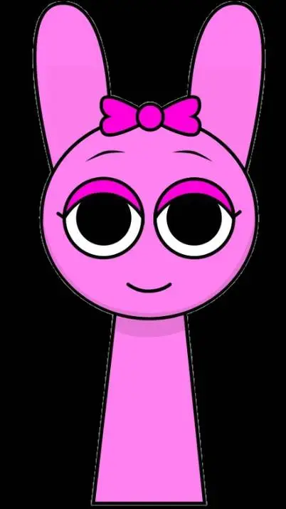 ai character: pinki sprunki  background