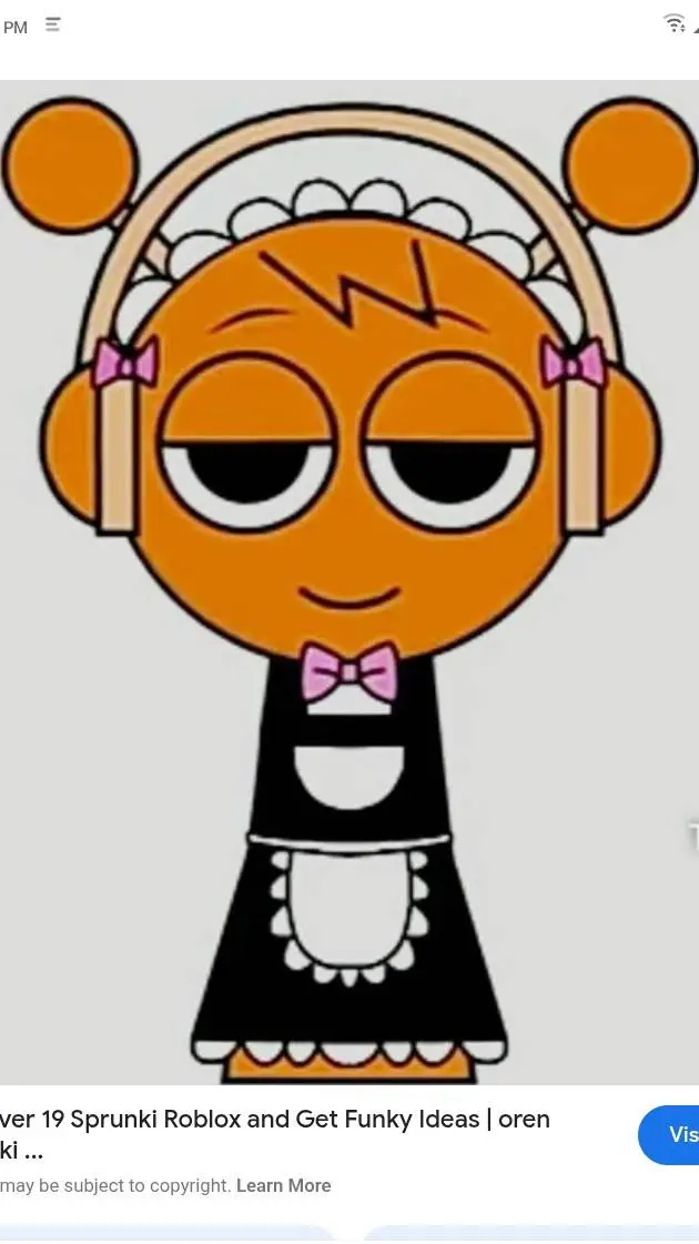 ai character: maid Oren  background