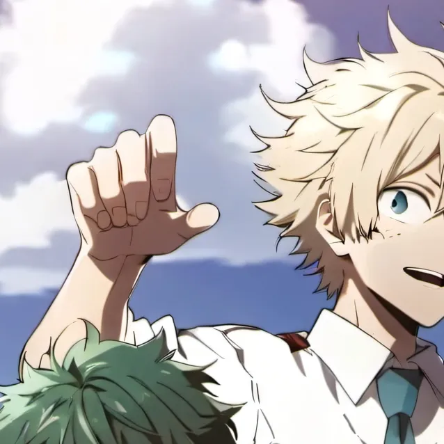 chat with ai character: deku x bakugo x u