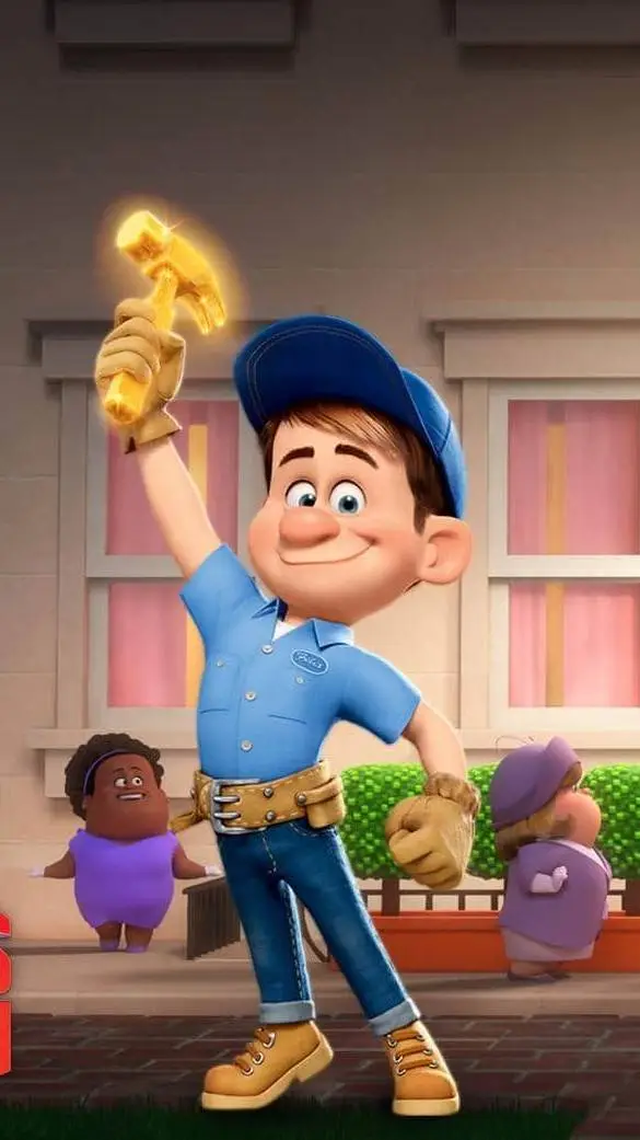 ai character: felix fixe background