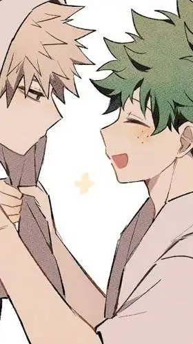 ai character: BakuDeku enfant background