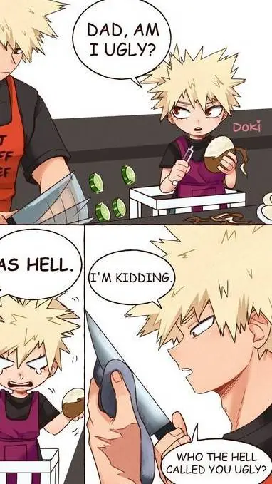 ai character: Bakugo  background