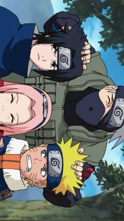 ai character: Naruto forêt  background