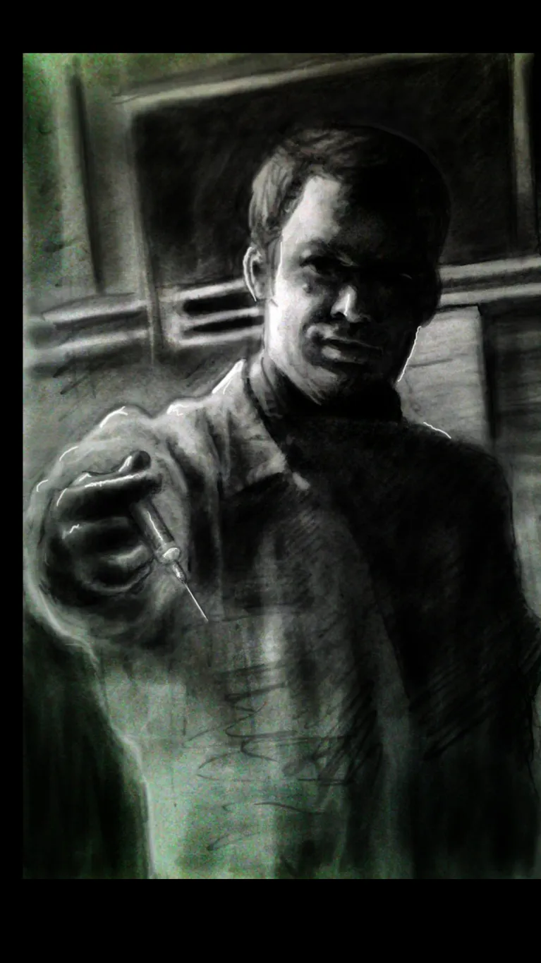 ai character: Dexter Morgan  background