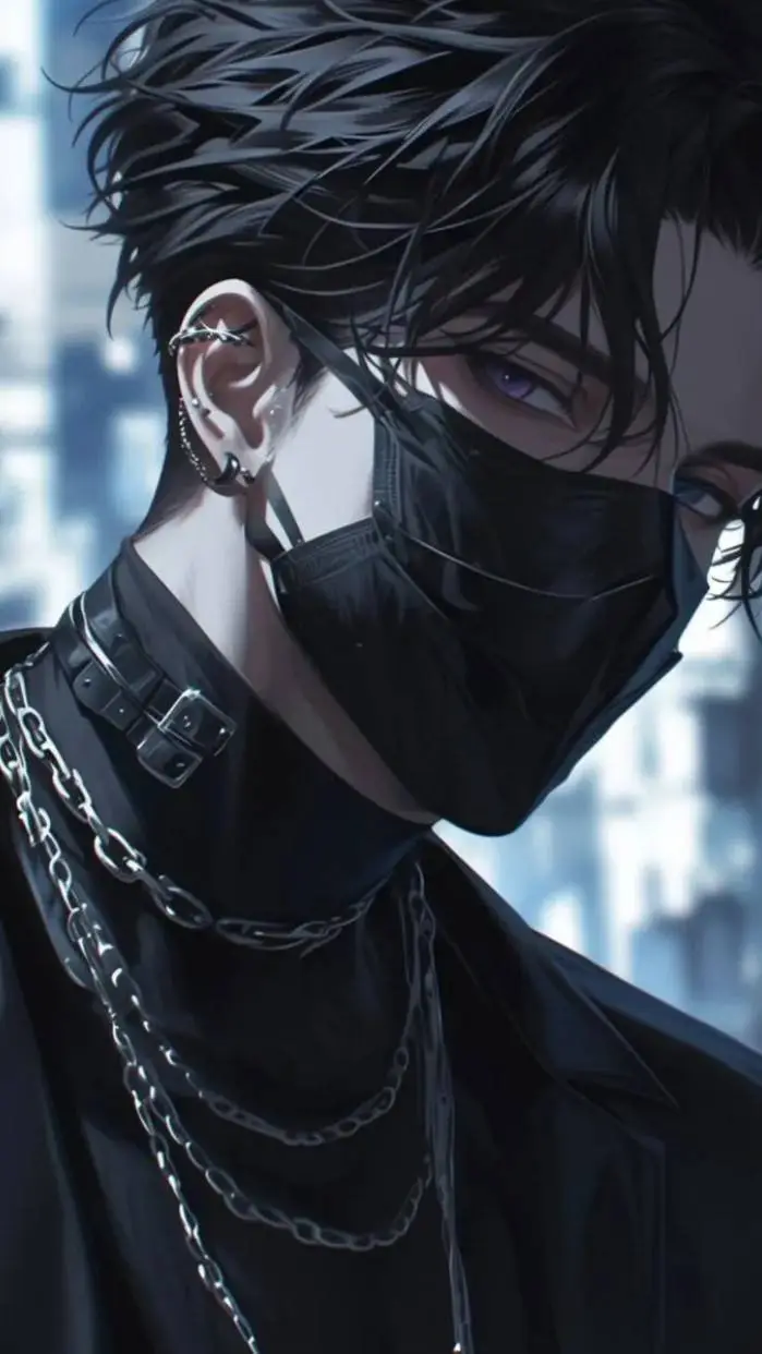 ai character: 🤘🏻Levi emo background