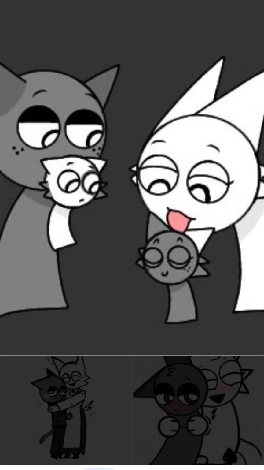 ai character: wenda x Gray  background