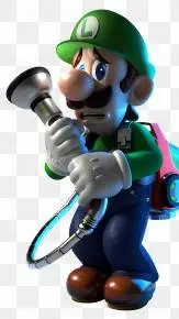 ai character: Luigis mansión  background