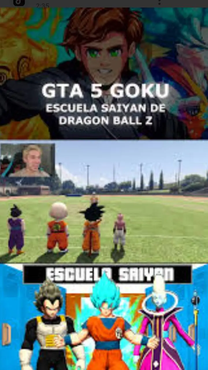 ai character: escuela Saiyajin  background
