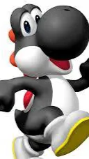 ai character: Black yoshi background