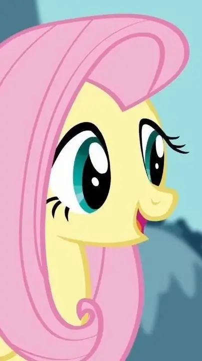 ai character: Fluttershy  background