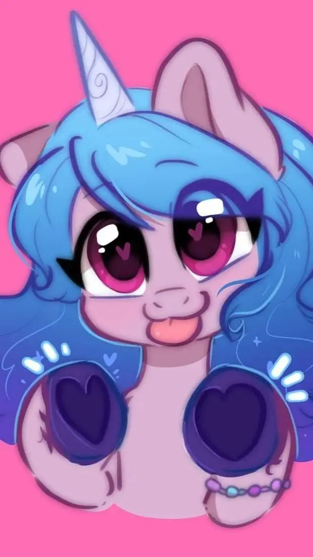 ai character: Izzy Moonbow background
