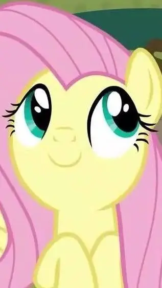 ai character: Fluttershy  background