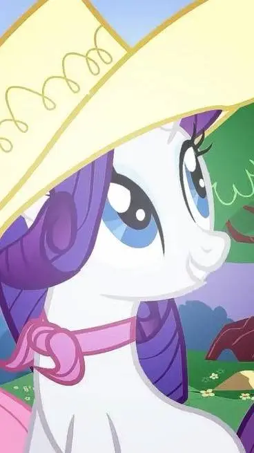 ai character: Rarity  background