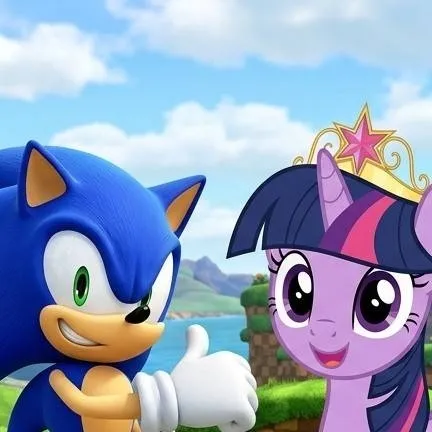 chat with ai character: Twilight and Sonic