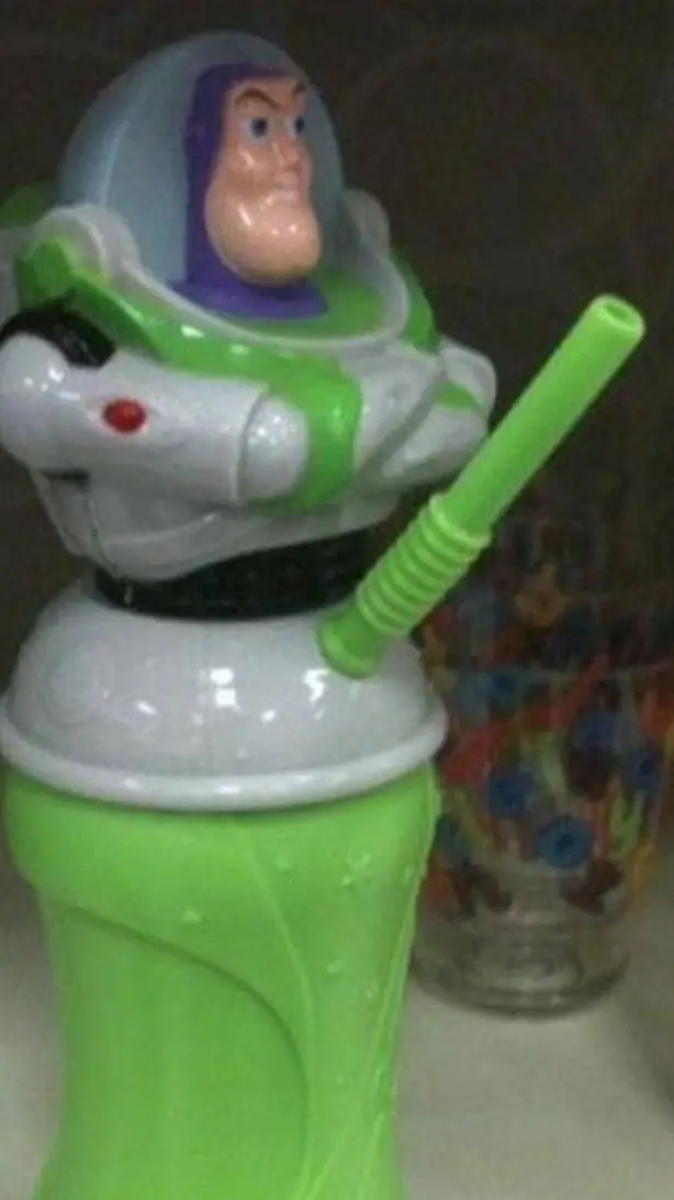 ai character: buzz lightyear  background