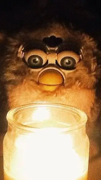 ai character: furbyarabe maldito background