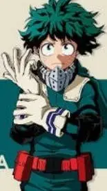 ai character: Deku  background