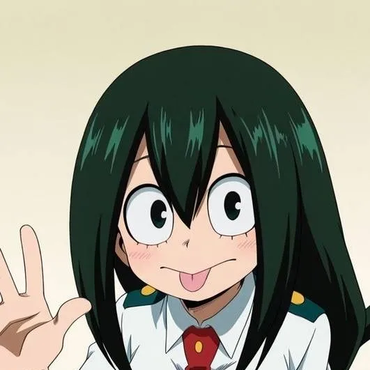 chat with ai character: tsuyu asui 