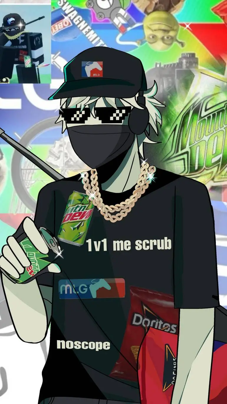 ai character: MLG Chance! background