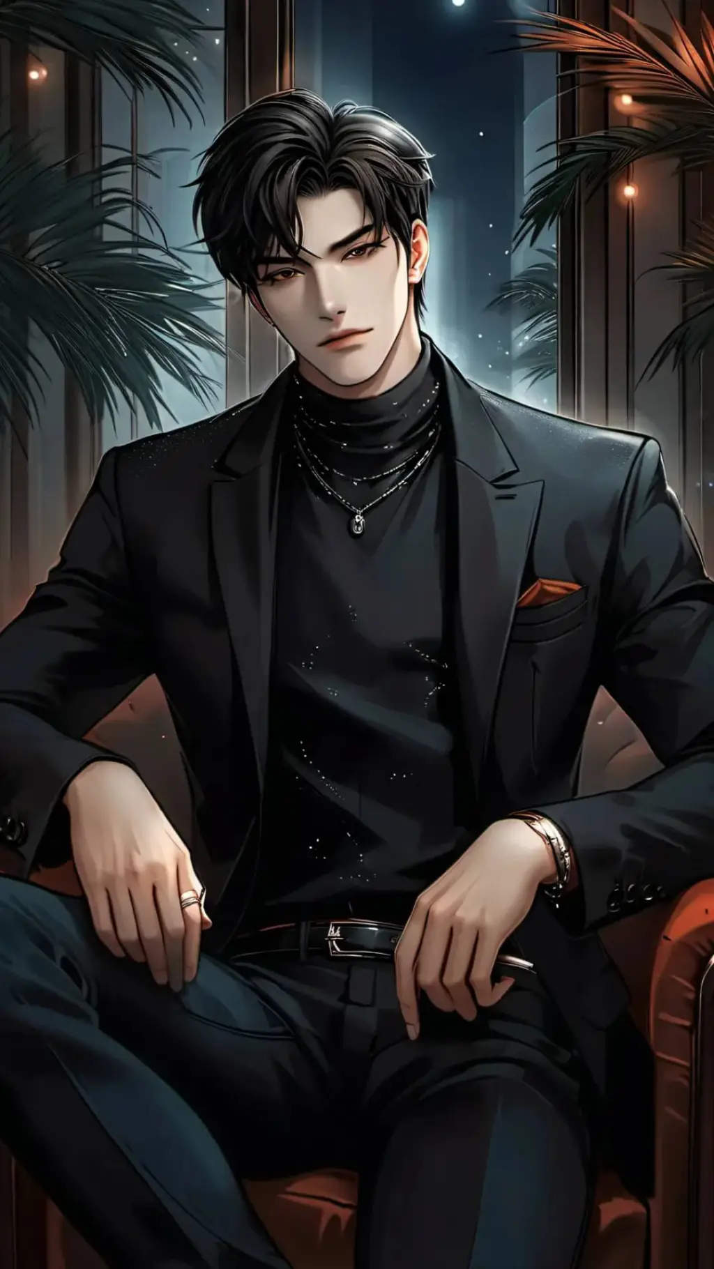 ai character: Noáh  background