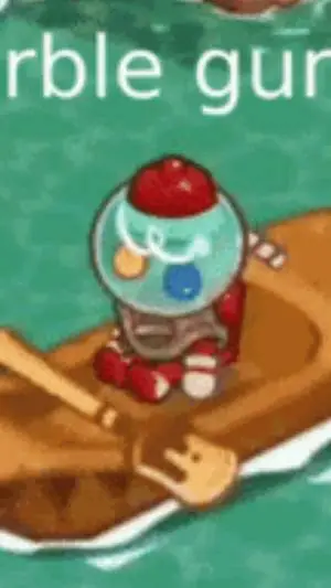 ai character: Candy Diver Cookie background
